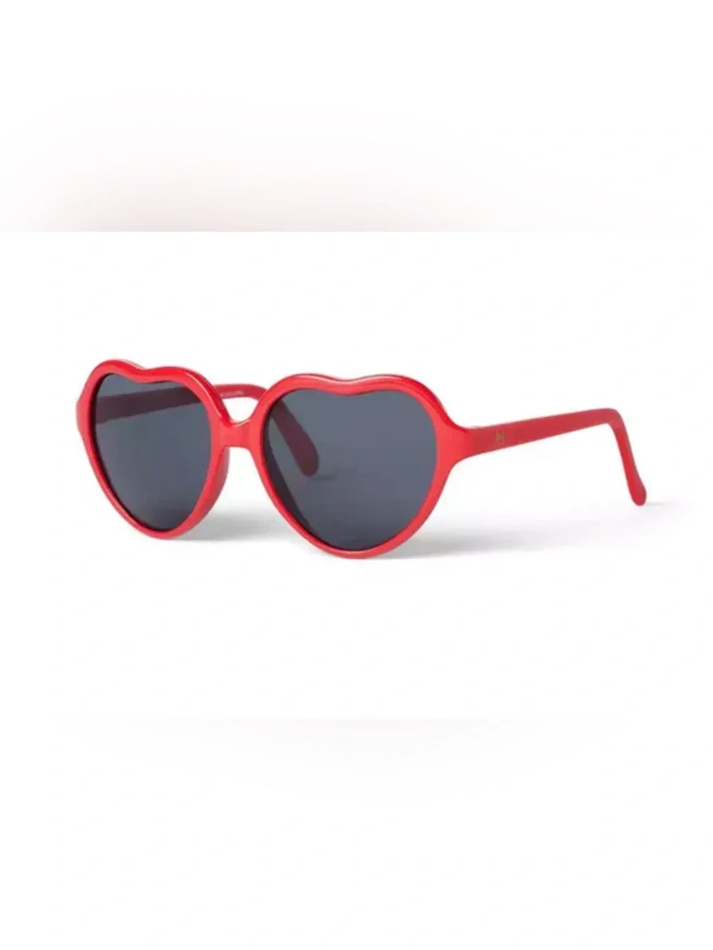 Kids Heart-Shaped Sunglasses - Red Size: 0-2 yrs.